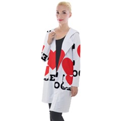 I Love Roger Hooded Pocket Cardigan by ilovewhateva