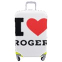 I love roger Luggage Cover (Medium) View1