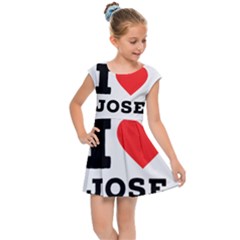 I Love Jose Kids  Cap Sleeve Dress by ilovewhateva