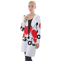 I Love Jose Hooded Pocket Cardigan by ilovewhateva