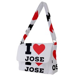 I Love Jose Full Print Messenger Bag (l) by ilovewhateva