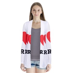 I Love Terry  Drape Collar Cardigan by ilovewhateva