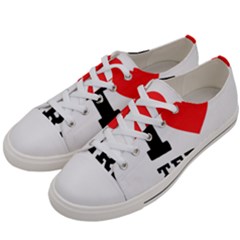 I Love Terry  Men s Low Top Canvas Sneakers by ilovewhateva