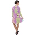 Happy 02 Long Sleeve Chiffon Shirt Dress View2