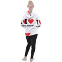 I love aaron Women s Hooded Pullover View2