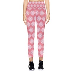 Abstract Knot Geometric Tile Pattern Pocket Leggings  by GardenOfOphir
