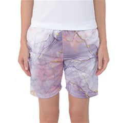 Liquid Marble Women s Basketball Shorts by BlackRoseStore