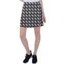 Modern Retro Chevron Patchwork Pattern Tennis Skirt View1