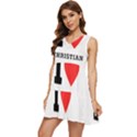 I love christian Tiered Sleeveless Mini Dress View3