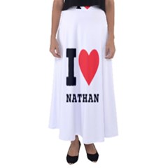 I Love Nathan Flared Maxi Skirt by ilovewhateva