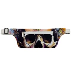 Skeleton Skull Cottagecore Active Waist Bag by GardenOfOphir