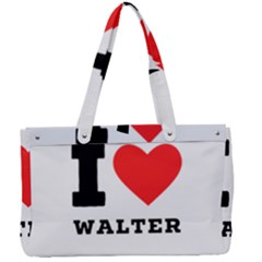 I Love Walter Canvas Work Bag by ilovewhateva