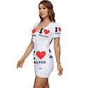 I love walter Low Cut Cap Sleeve Mini Dress View2