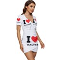 I love walter Low Cut Cap Sleeve Mini Dress View3