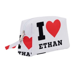 I Love Ethan Wristlet Pouch Bag (medium) by ilovewhateva