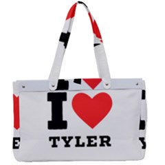 I Love Tyler Canvas Work Bag by ilovewhateva