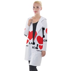 I Love Nicholas Hooded Pocket Cardigan by ilovewhateva