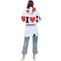 I love jerry Women s Long Oversized Pullover Hoodie View2