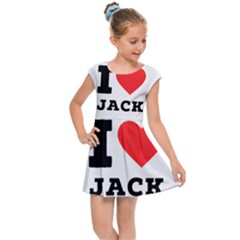 I Love Jack Kids  Cap Sleeve Dress by ilovewhateva