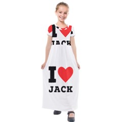 I Love Jack Kids  Short Sleeve Maxi Dress by ilovewhateva