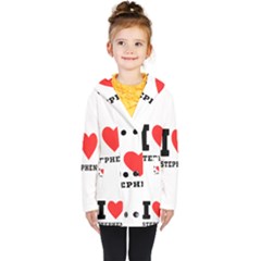 I Love Stephen Kids  Double Breasted Button Coat by ilovewhateva