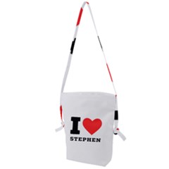 I Love Stephen Folding Shoulder Bag by ilovewhateva