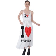 I Love Stephen Tie Back Maxi Dress by ilovewhateva