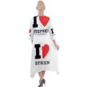 I love stephen Quarter Sleeve Wrap Front Maxi Dress View2