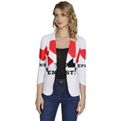 I Love Stephen Women s One-button 3/4 Sleeve Short Jacket by ilovewhateva