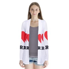 I Love Larry Drape Collar Cardigan by ilovewhateva