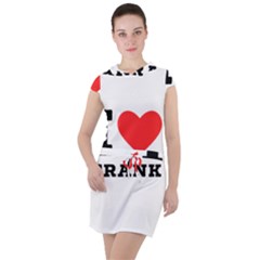 I Love Frank Drawstring Hooded Dress by ilovewhateva