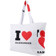 I Love Alexander Simple Shoulder Bag by ilovewhateva