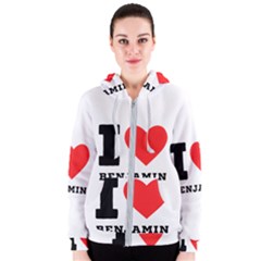 I Love Benjamin Women s Zipper Hoodie by ilovewhateva