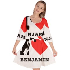 I Love Benjamin Velour Kimono Dress by ilovewhateva