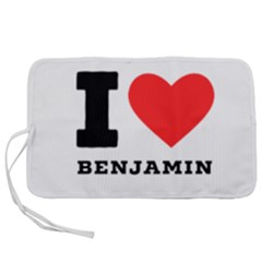 I Love Benjamin Pen Storage Case (m) by ilovewhateva