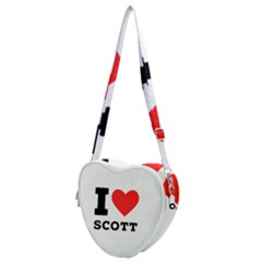 I Love Scott Heart Shoulder Bag by ilovewhateva