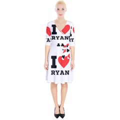 I Love Ryan Wrap Up Cocktail Dress by ilovewhateva