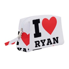 I Love Ryan Wristlet Pouch Bag (medium) by ilovewhateva