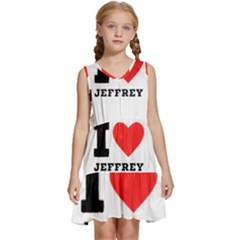 I Love Jeffrey Kids  Sleeveless Tiered Mini Dress by ilovewhateva