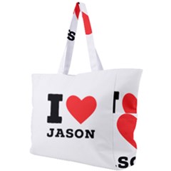 I Love Jason Simple Shoulder Bag by ilovewhateva