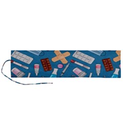 Medicine Pattern Roll Up Canvas Pencil Holder (l) by SychEva