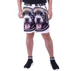 Dog Animal Puppy Pooch Pet Men s Pocket Shorts by Semog4