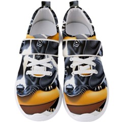 Dog Animal Cute Pet Puppy Pooch Men s Velcro Strap Shoes by Semog4