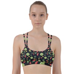 Watermelon Berries Patterns Pattern Line Them Up Sports Bra by Semog4