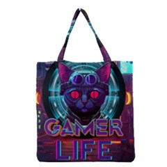 Gamer Life Grocery Tote Bag by minxprints