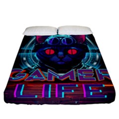 Gamer Life Fitted Sheet (california King Size) by minxprints