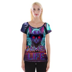 Gamer Life Cap Sleeve Top by minxprints