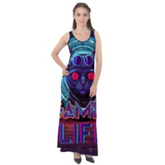 Gamer Life Sleeveless Velour Maxi Dress by minxprints