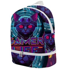 Gamer Life Zip Bottom Backpack by minxprints