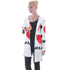 I Love Edward Longline Hooded Cardigan by ilovewhateva